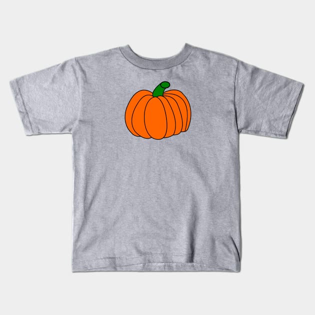 Pumpkin Kids T-Shirt by traditionation